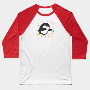 Penguin Cupid Baseball T-Shirt